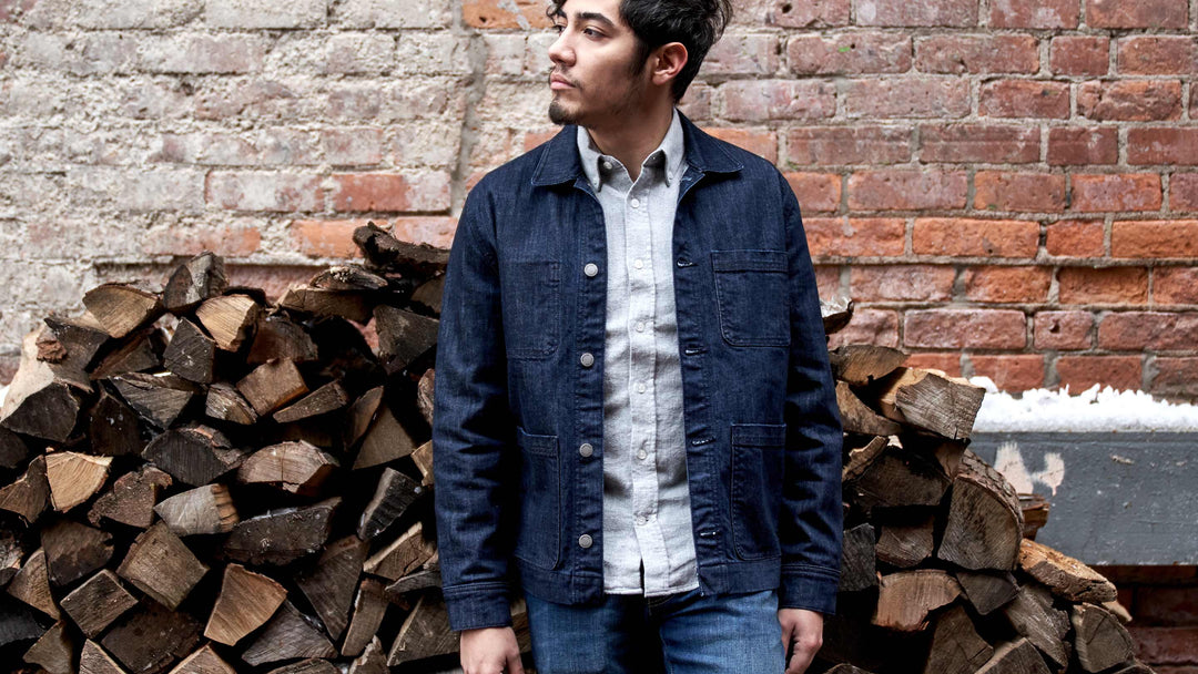 Indigo Wash Denim Chore Jacket