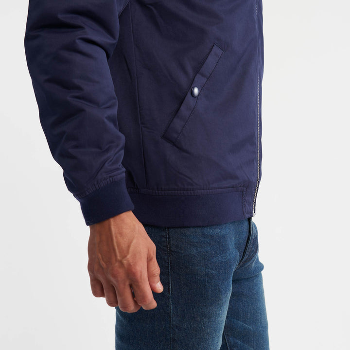 Ash & Erie Navy Bomber Jacket for Short Men   Bomber Jacket