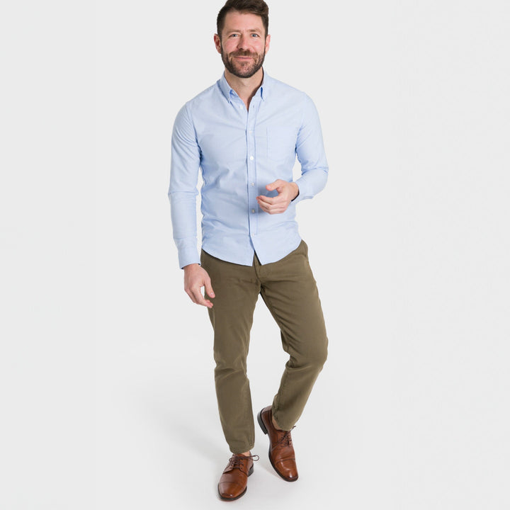 Ash & Erie Birch Washed Stretch Chinos for Short Men   Chino Pants