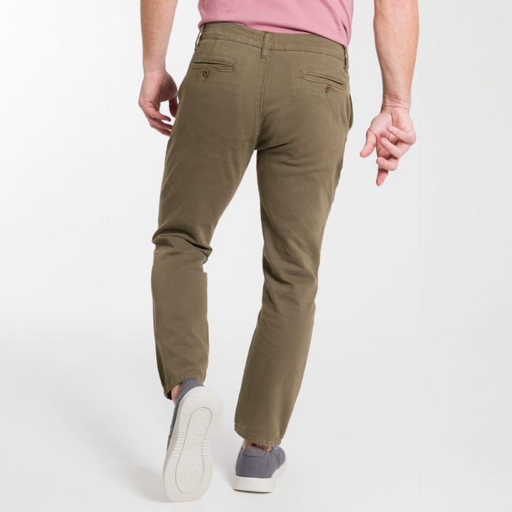 Ash & Erie Birch Washed Stretch Chinos for Short Men   Chino Pants