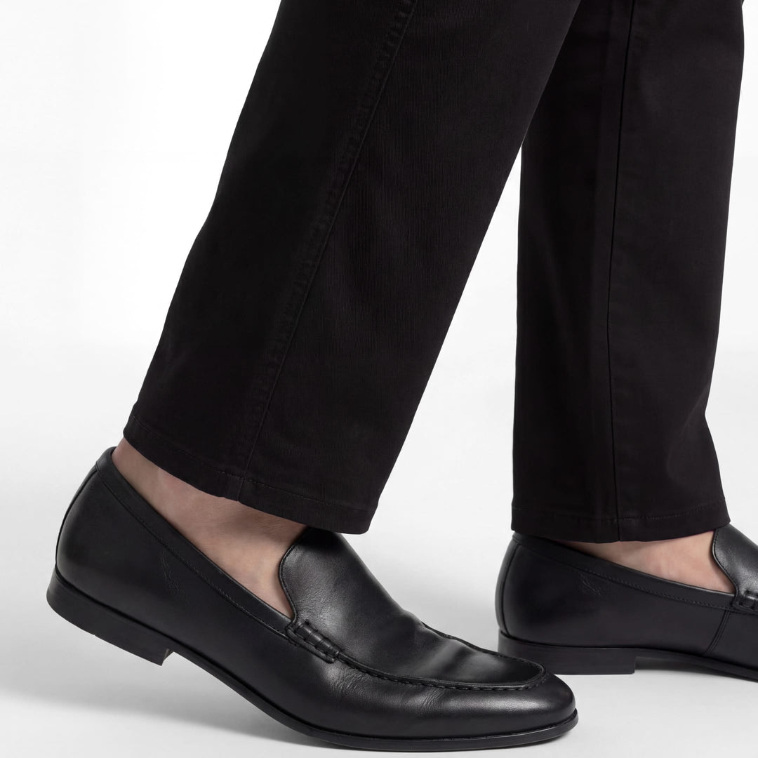 Ash & Erie Black Signature Chinos for Short Men   Chino Pants