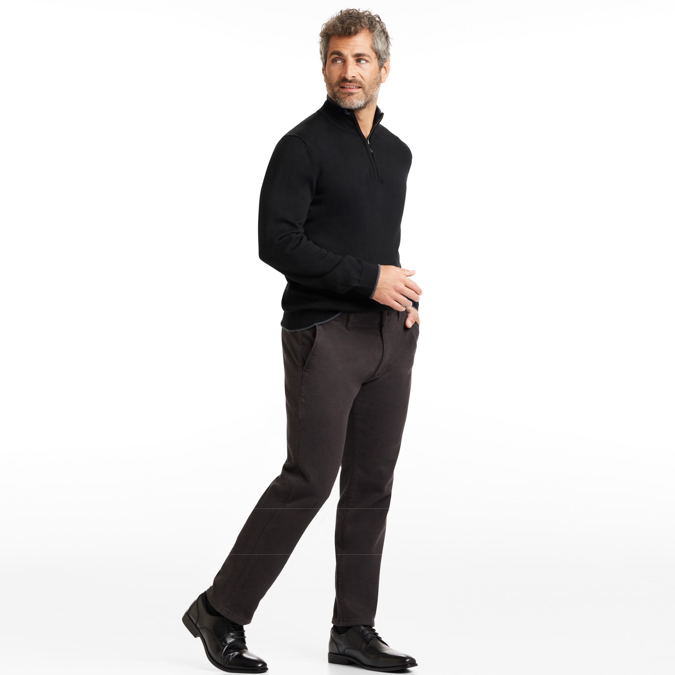 Ash & Erie Burgundy Brushed Twill Chinos for Short Men   Chino Pants