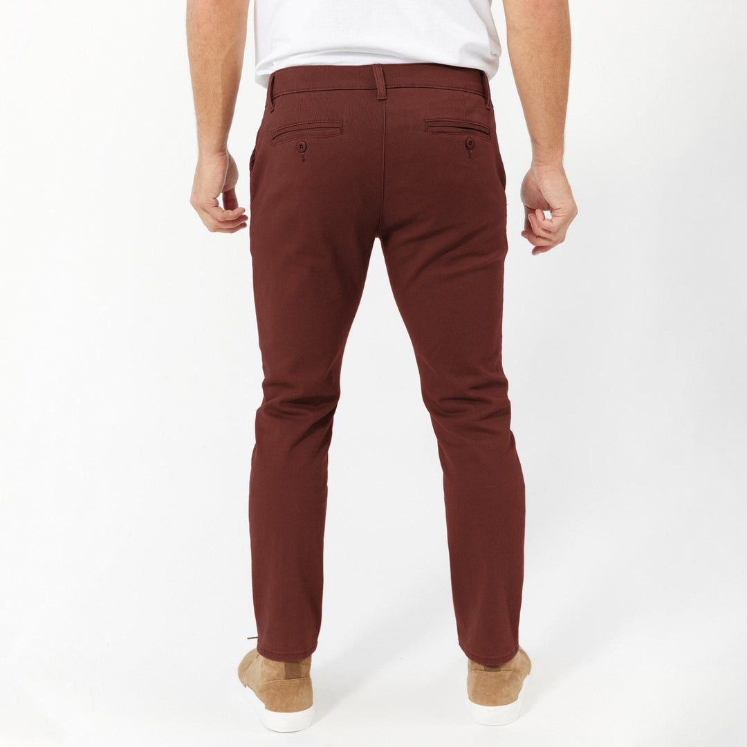 Ash & Erie Cedar Washed Stretch Chinos for Short Men   Chino Pants