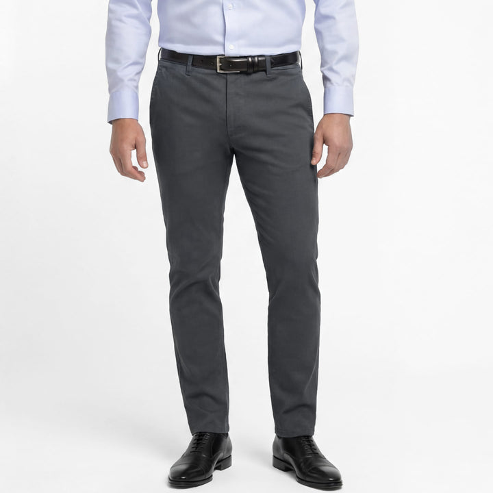 Ash & Erie Charcoal Signature Chinos for Short Men   Chino Pants