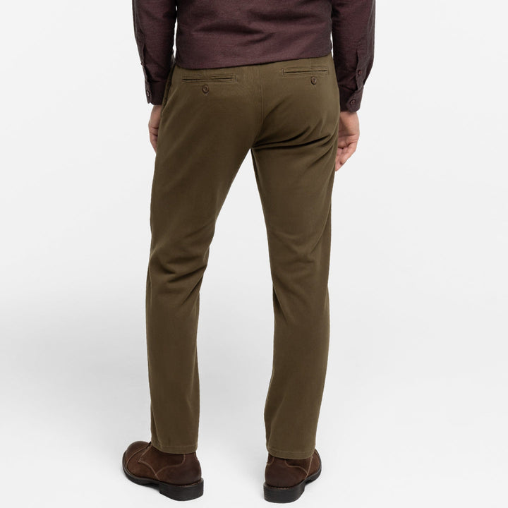 Ash & Erie Espresso Washed Stretch Chinos for Short Men   Chino Pants