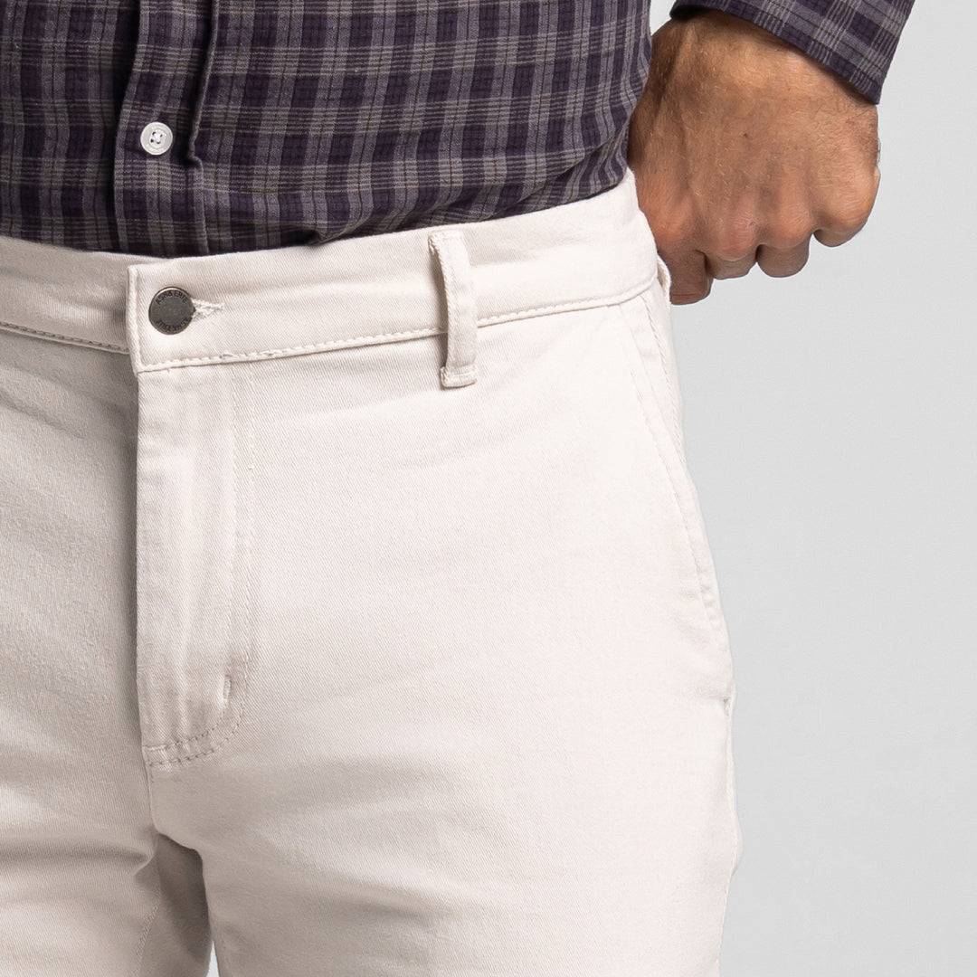 Ash & Erie Fog Grey Washed Stretch Chinos for Short Men   Chino Pants