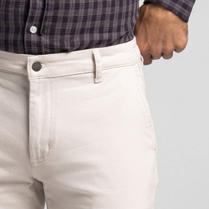 Ash & Erie Fog Grey Washed Stretch Chinos for Short Men   Chino Pants