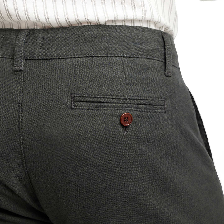 Ash & Erie Green Brushed Twill Chinos for Short Men   Chino Pants