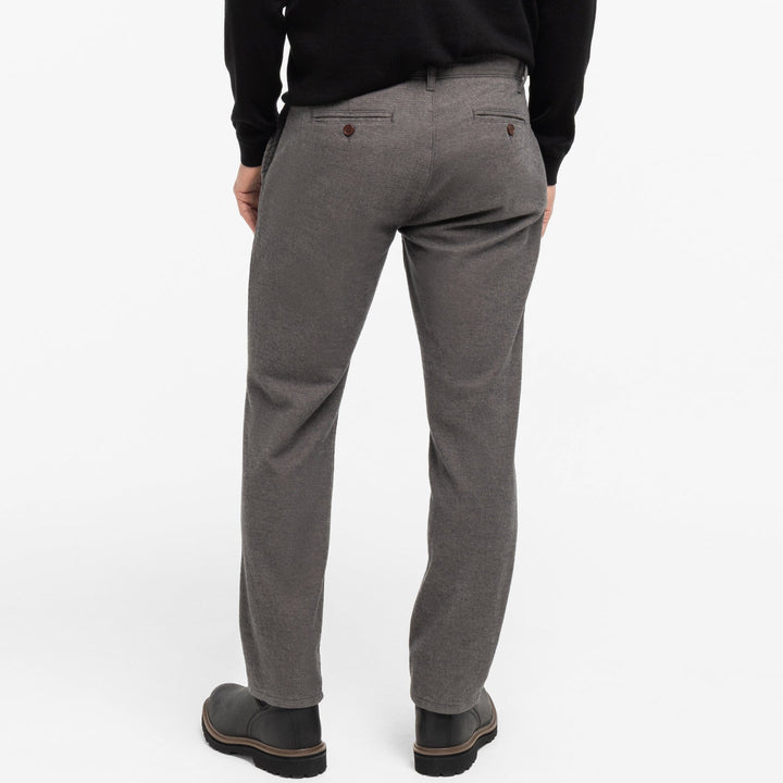 Ash & Erie Grey Brushed Twill Chinos for Short Men   Chino Pants