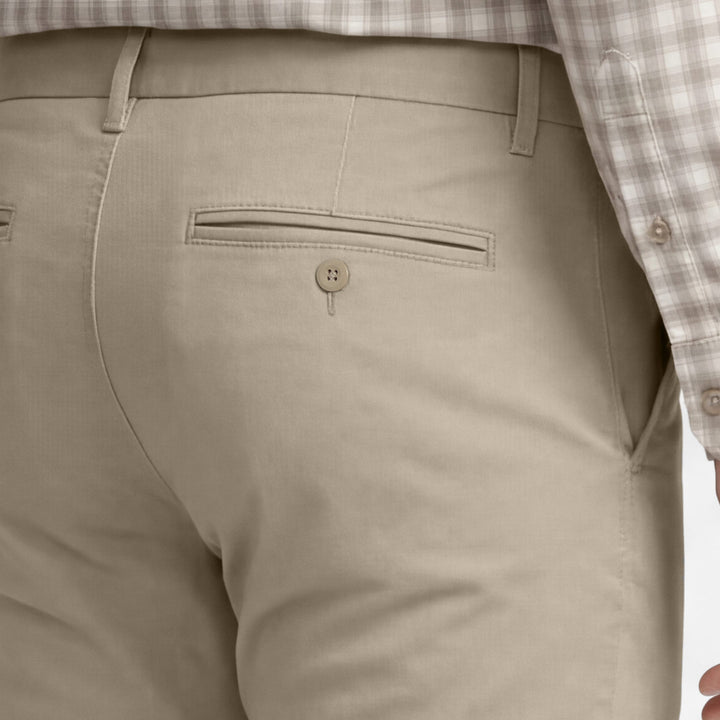 Ash & Erie Khaki Signature Chinos for Short Men   Chino Pants
