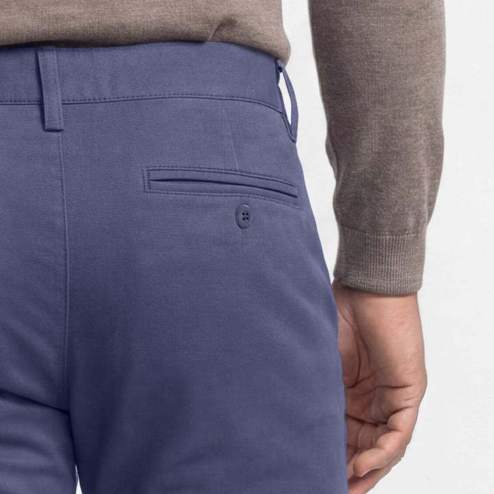 Ash & Erie Vintage Blue Signature Chinos for Short Men   Chino Pants