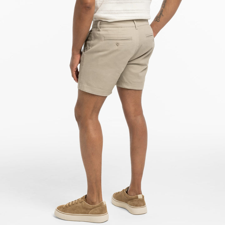 Ash & Erie 5" Khaki Lighweight Signature Chino Shorts for Short Men   Chino Shorts