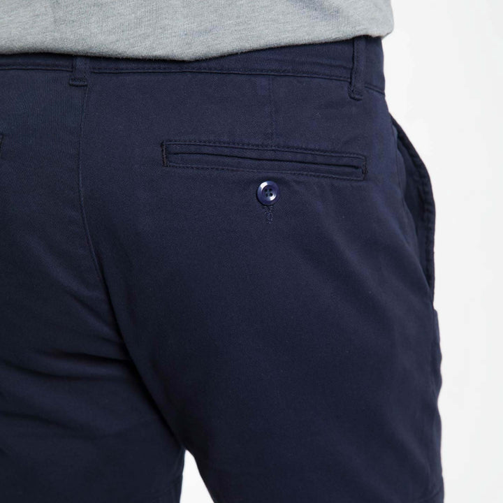 Ash & Erie 5" Navy Lighweight Stretch Chino Shorts for Short Men   Chino Shorts