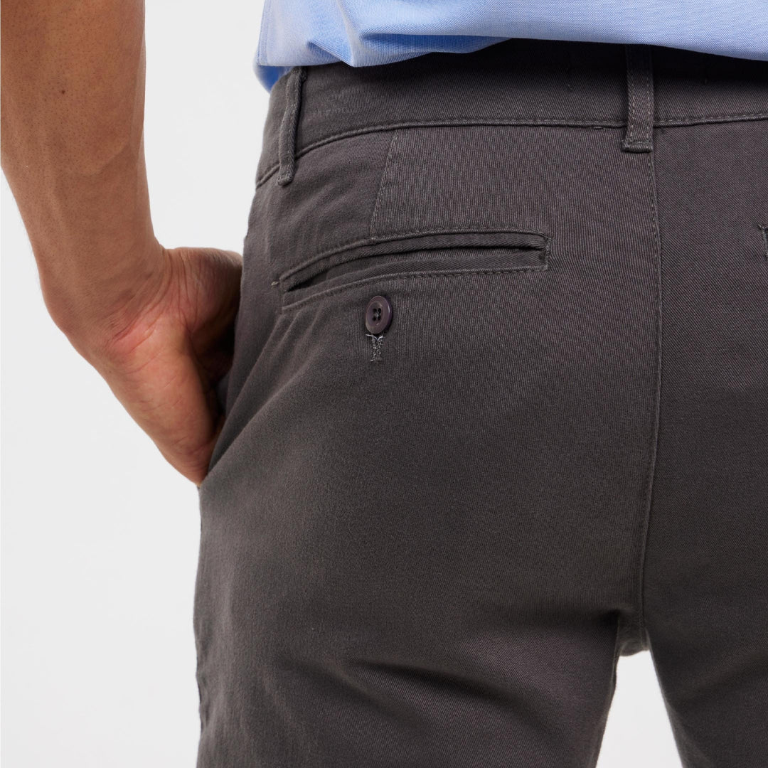 Ash & Erie Birch Stretch Washed Chino Short for Short Men   Chino Shorts