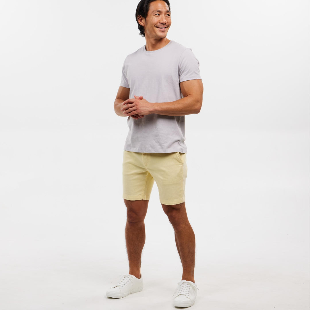 Ash & Erie Silver Pine Chino Short for Short Men   Chino Shorts