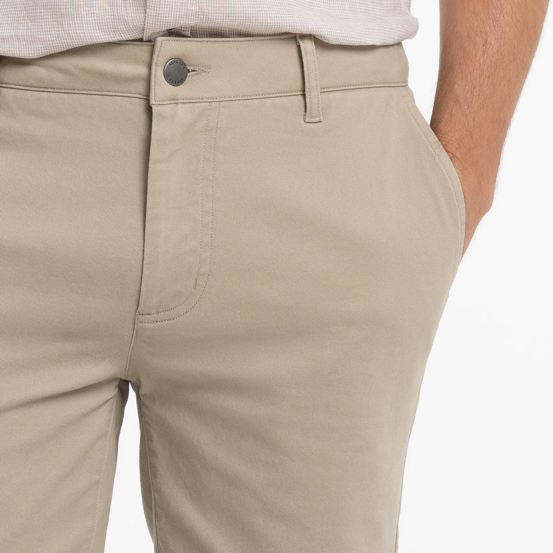 Ash & Erie Classic Khaki Signature Chino Short for Short Men   Chino Shorts