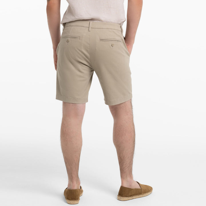 Ash & Erie Classic Khaki Signature Chino Short for Short Men   Chino Shorts