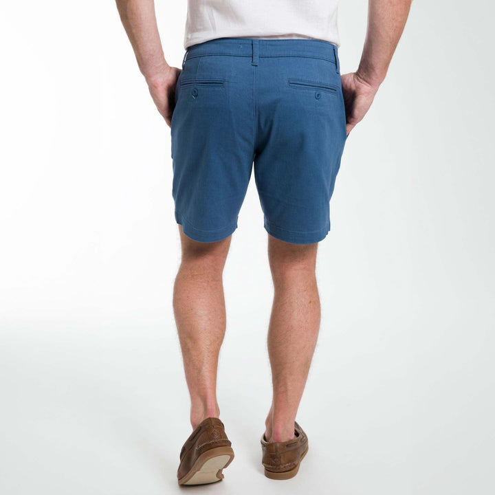 Ash & Erie Dark Blue Chino Short for Short Men   Chino Shorts
