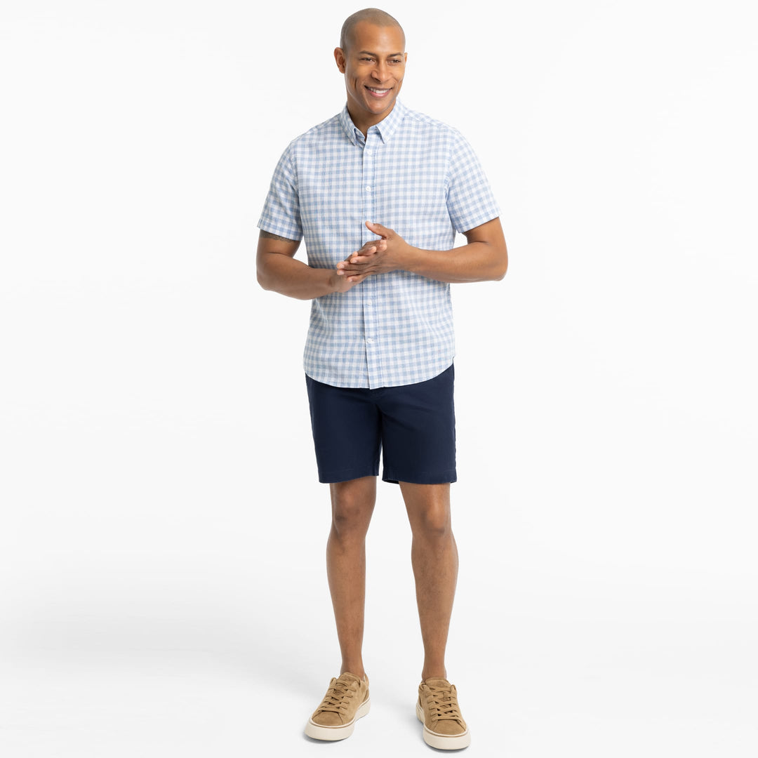 Ash & Erie Navy Signature Chino Short for Short Men   Chino Shorts