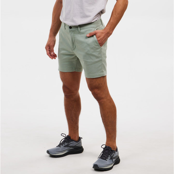 Ash & Erie 5" Grey Lighweight Stretch Chino Shorts for Short Men   Chino Shorts
