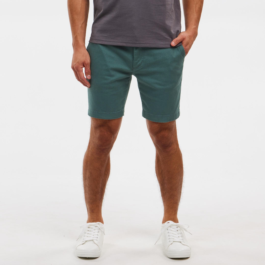 Ash & Erie Silver Pine Chino Short for Short Men   Chino Shorts