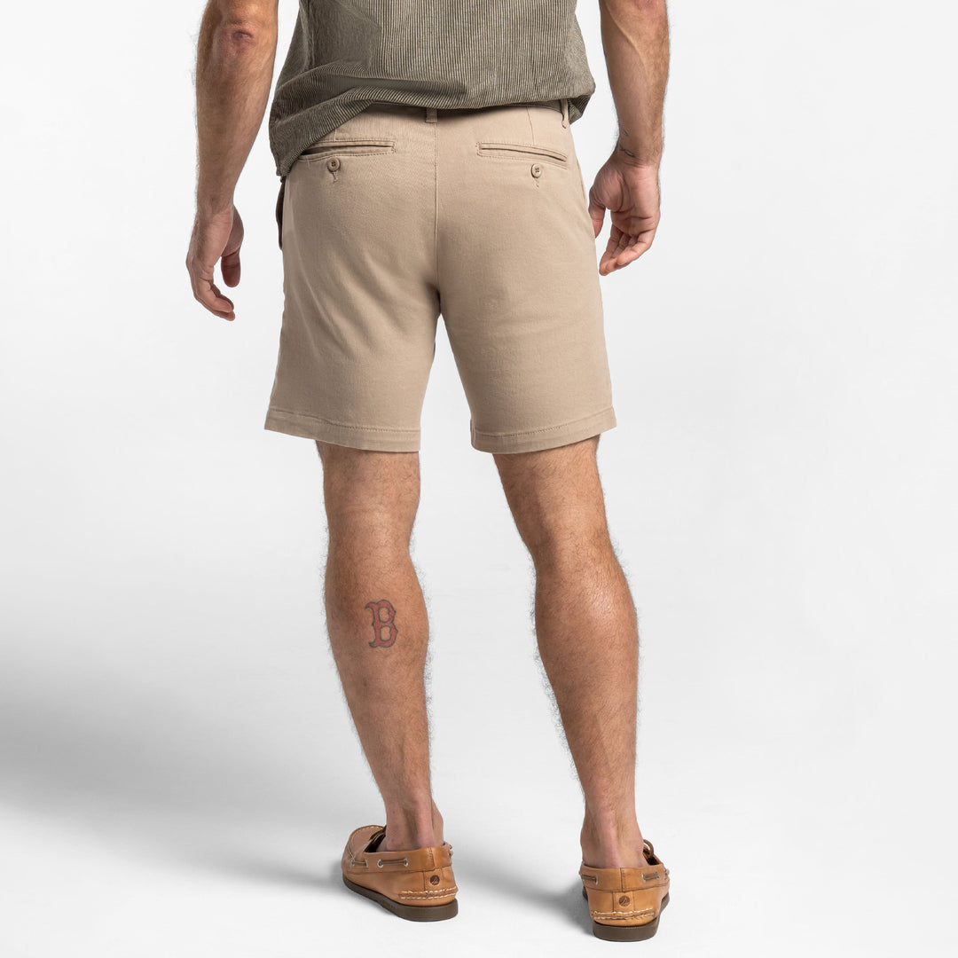 Ash & Erie Teak Stretch Washed Chino Short for Short Men   Chino Shorts