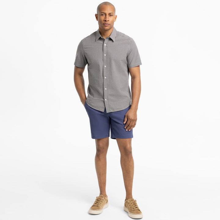 Ash & Erie Vintage Blue Signature Chino Short for Short Men   Chino Shorts