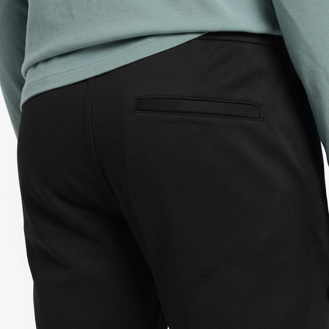Ash & Erie Black CloudFlex Performance Pant for Short Men   Cloudflex Performance Pant