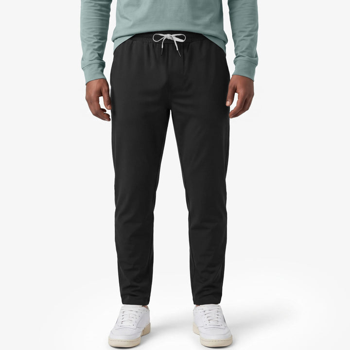Ash & Erie Black CloudFlex Performance Pant for Short Men   Cloudflex Performance Pant