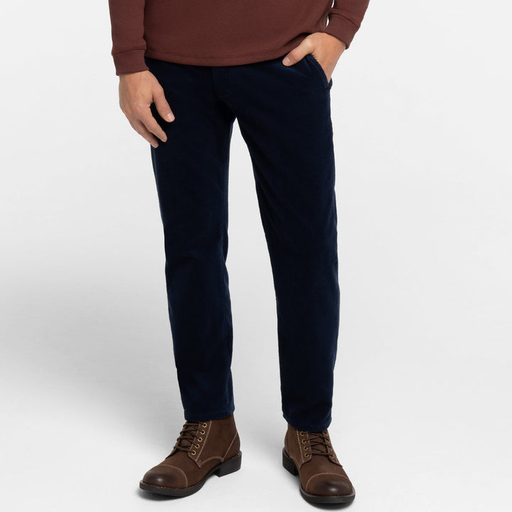 Ash & Erie Navy Corduroy Chinos for Short Men   Corduroy Chinos
