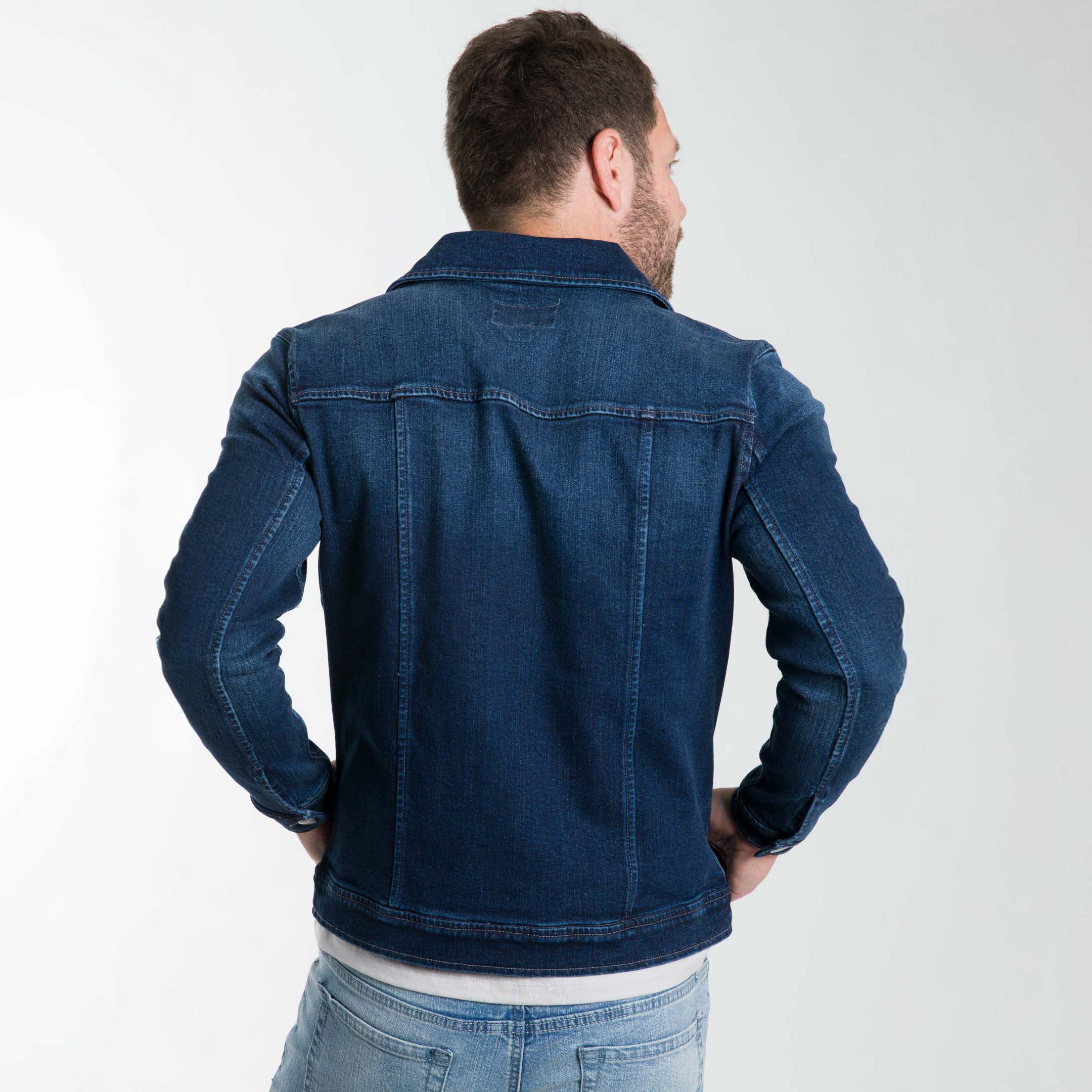 Ash & Erie Original Wash Denim Jacket for Short Men   Denim Jacket