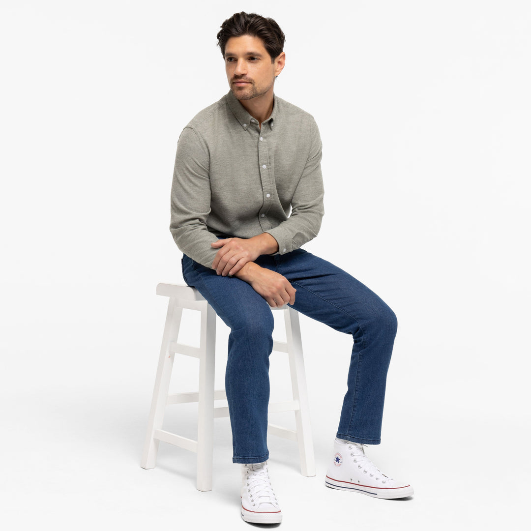 Ash & Erie Blue Wash Denim Jeans for Short Men   Essential Jeans