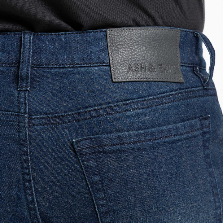 Ash & Erie Deep Sea Wash Denim Jeans for Short Men   Essential Jeans