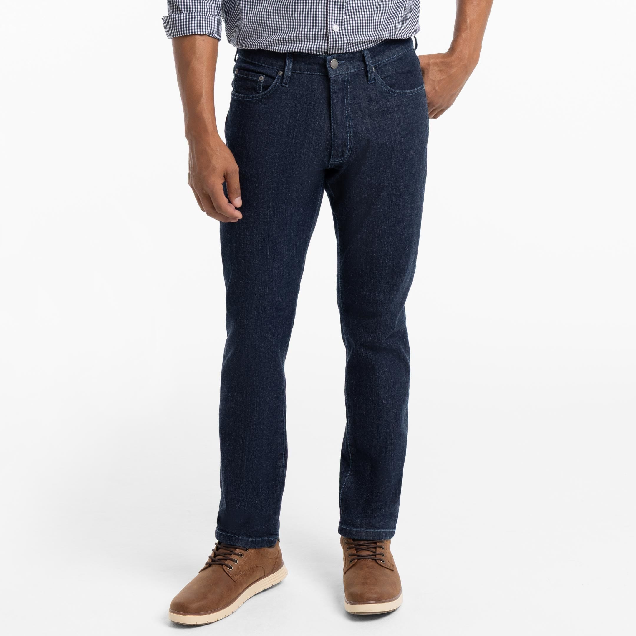 Ash & Erie Indigo Wash Denim Jeans for Short Men   Essential Jeans