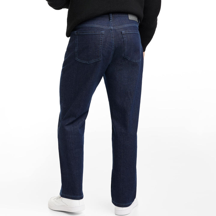Ash & Erie Indigo Wash Loose Fit Essential Jeans for Short Men   Essential Jeans