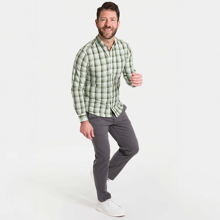 Ash & Erie Alpine Plaid Button-Down Shirt for Short Men   Everyday Shirts