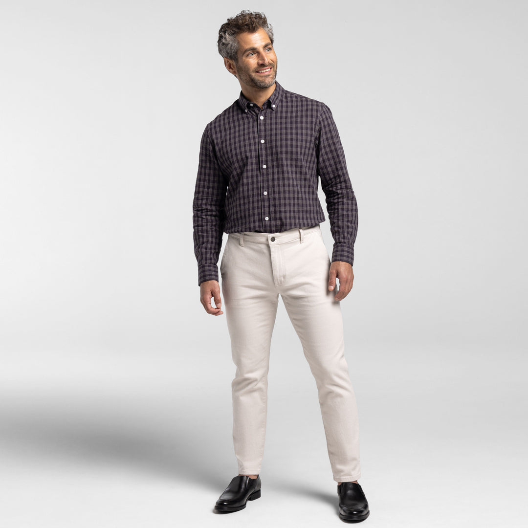 Ash & Erie Iris Plaid Button-Down Shirt for Short Men   Everyday Shirts