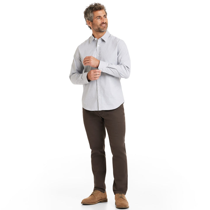 Ash & Erie Quartz Check Wrinkle-Free Button-Down Shirt for Short Men   Everyday Shirts