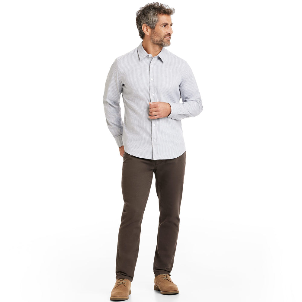 Ash & Erie Quartz Check Wrinkle-Free Button-Down Shirt for Short Men   Everyday Shirts