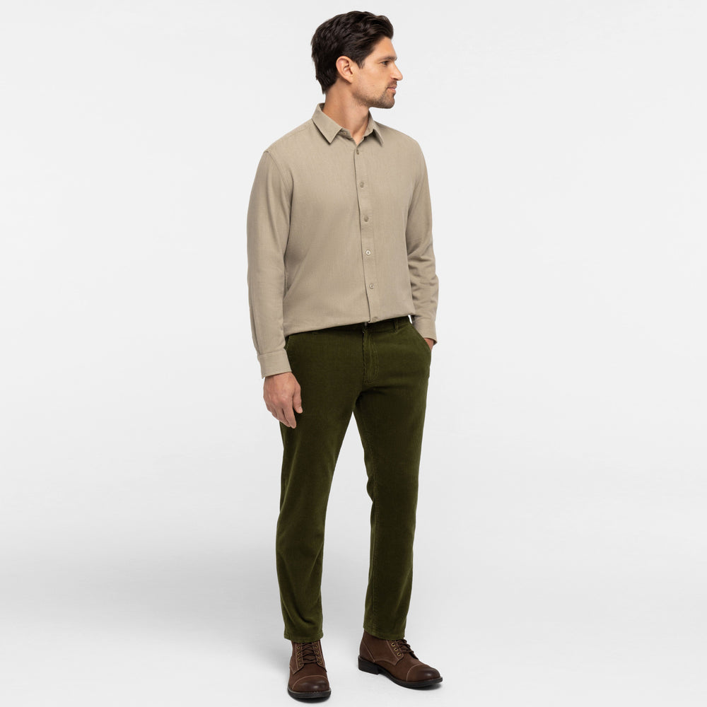 Ash & Erie Sand Brushed Button-Down Shirt for Short Men   Everyday Shirts