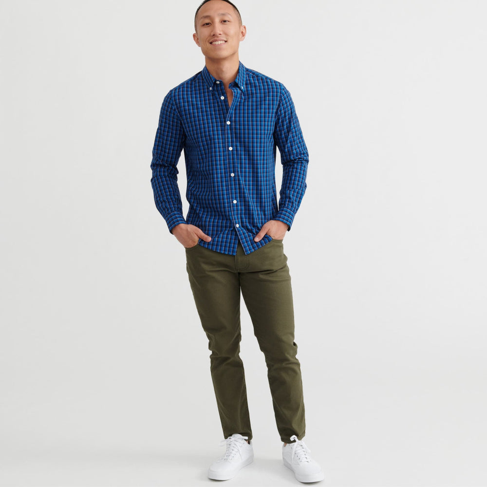 Ash & Erie Sawyer Plaid Button-Down Shirt for Short Men   Everyday Shirts