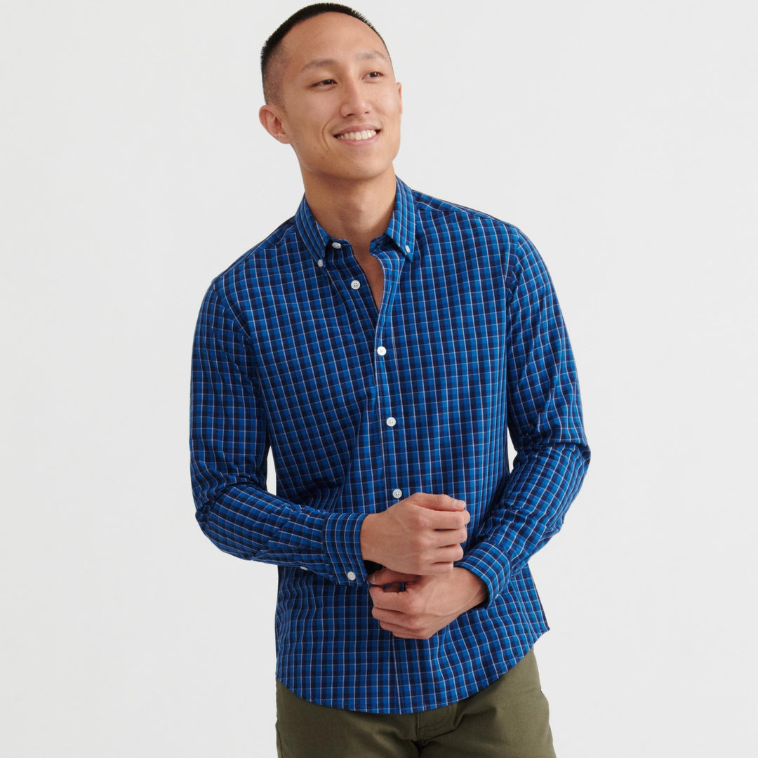 Ash & Erie Sawyer Plaid Button-Down Shirt for Short Men   Everyday Shirts