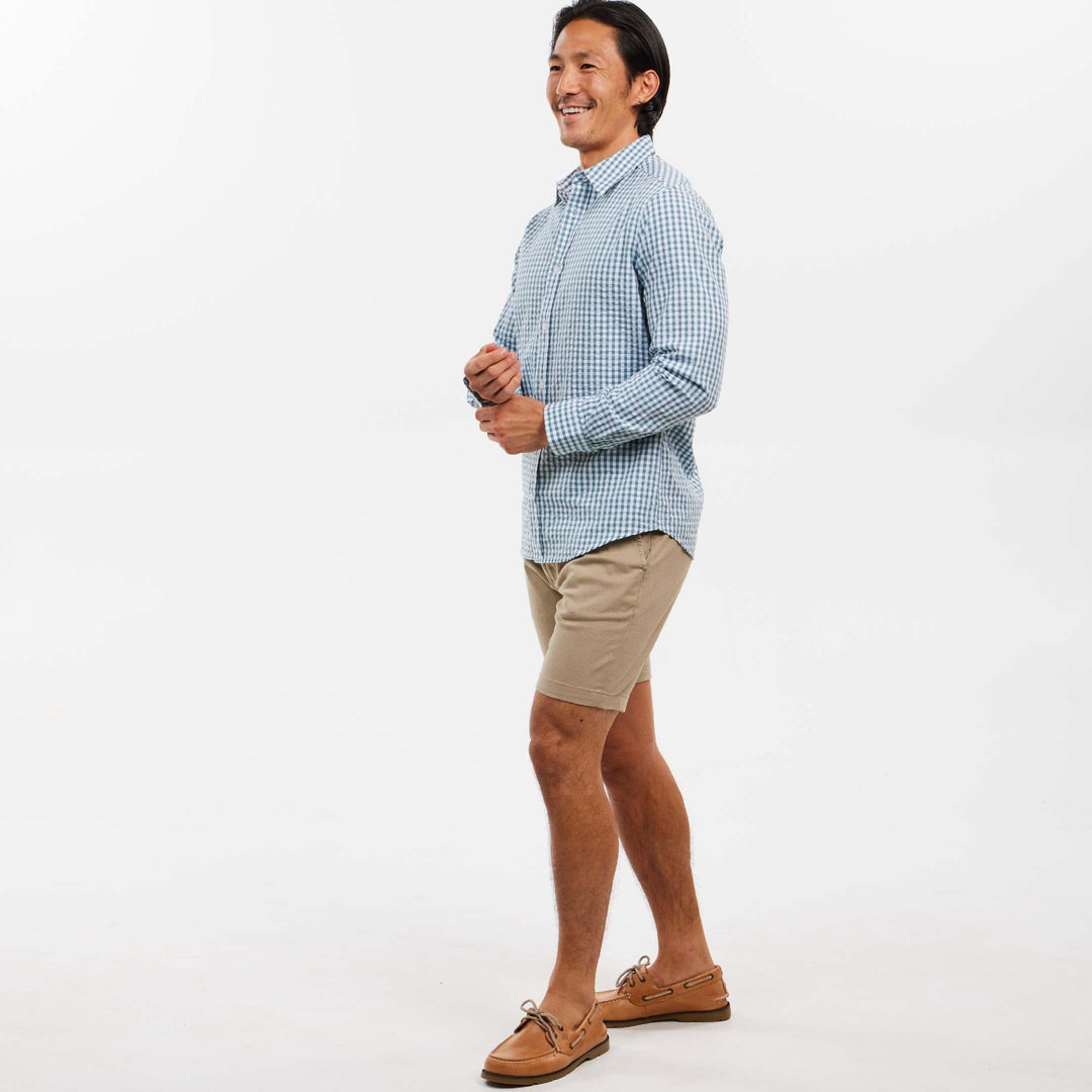 Ash & Erie Horizon Plaid Button-Down Shirt for Short Men   Everyday Shirts