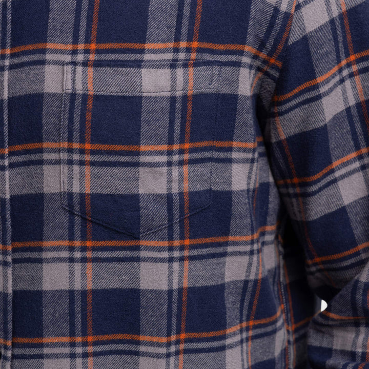 Ash & Erie Timber Blue Plaid Button-Down Shirt for Short Men   Everyday Shirts