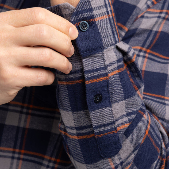 Ash & Erie Timber Blue Plaid Button-Down Shirt for Short Men   Everyday Shirts