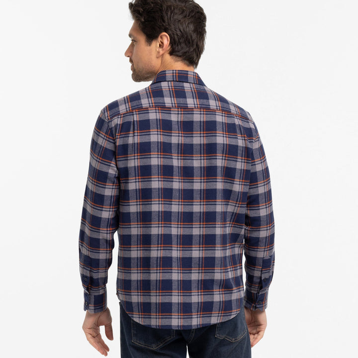 Ash & Erie Timber Blue Plaid Button-Down Shirt for Short Men   Everyday Shirts