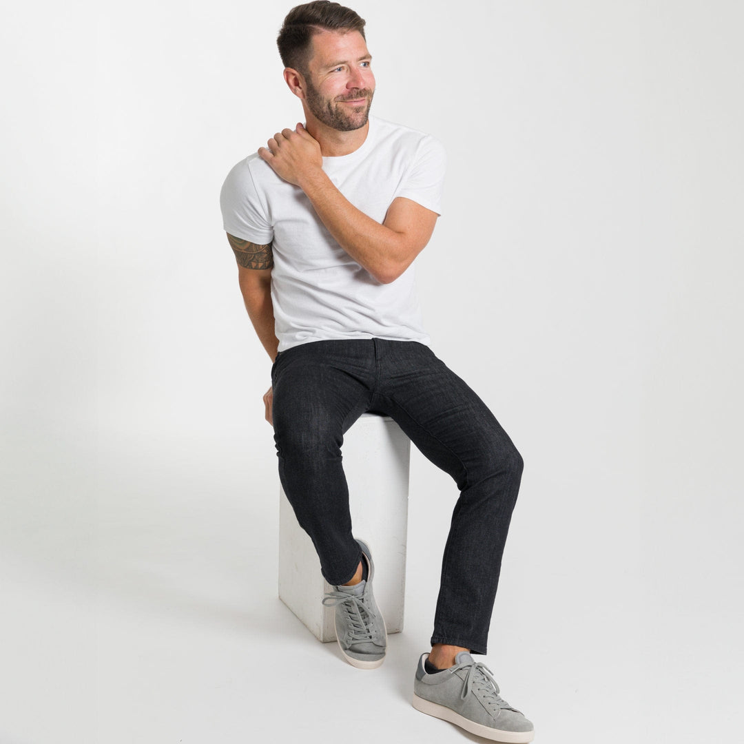 Ash & Erie Asphalt Wash Explorer Jeans for Short Men   Explorer Jeans