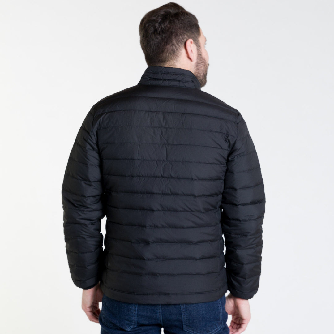 Ash & Erie Black Fjord Down Jacket for Short Men   Fjord Jacket