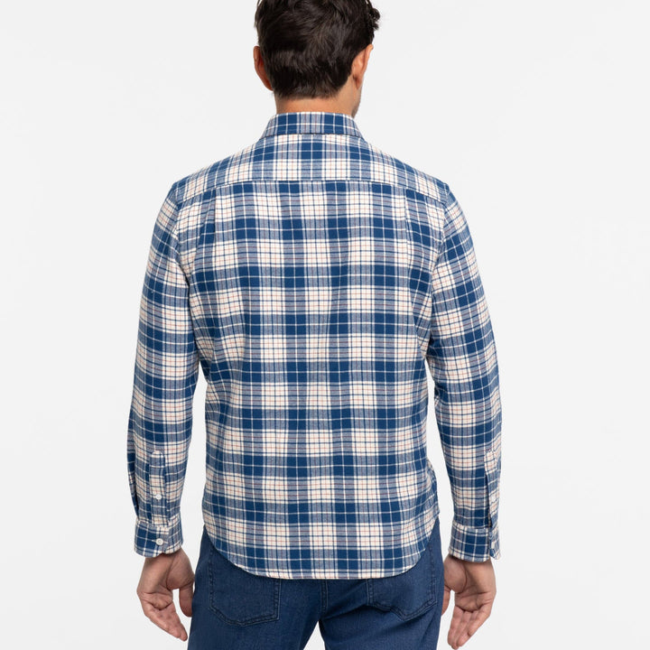 Ash & Erie Denali Flannel Button-Down Shirt for Short Men   Flannel Everyday Shirt