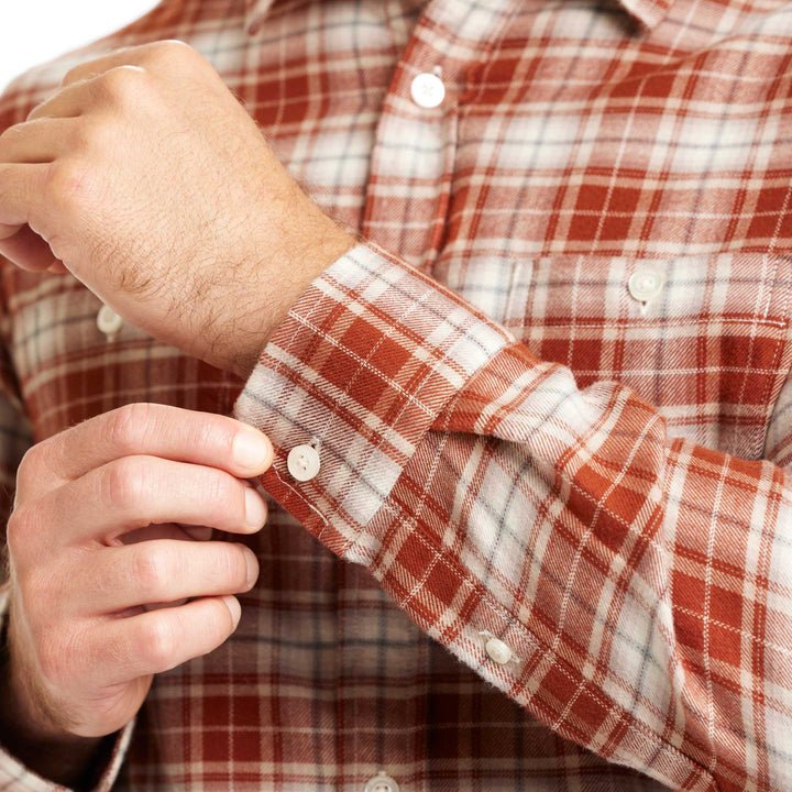 Ash & Erie Ironwood Flannel Button-Down Shirt for Short Men   Flannel Everyday Shirt